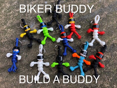 Biker Buddy Build A Buddy Choose Your Colour Combinations HANDMADE  IN THE U.K. 