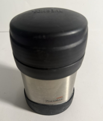 Thermos Thermax Stainless Steel Food Drink Container 10 oz Maximum Insulation