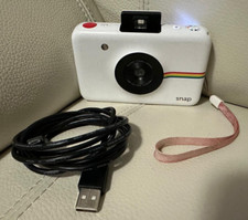POLAROID SNAP POLSP01 Instant Camera w/ Built in Printer  Battery  USB Cable