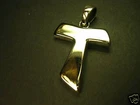 Tau - Cross Franciscan- Silver Pendant 925 Mill
