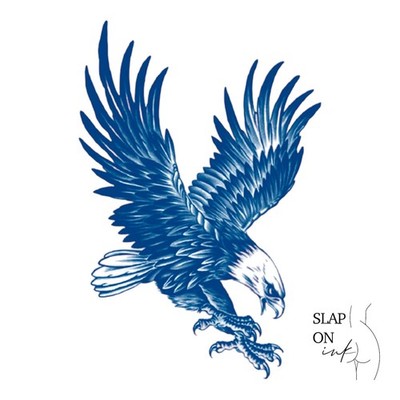 Eagle's Prey - Medium Semi Permanent Tattoo - Wasserdicht Kunst Männer Frauen Temporär
