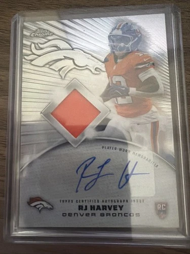 2025 Topps Chrome RJ Harvey Rookie Patch Autographs (RAW)