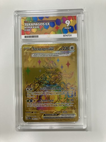 Terapagos ex graded ACE 9 for sale on eBay