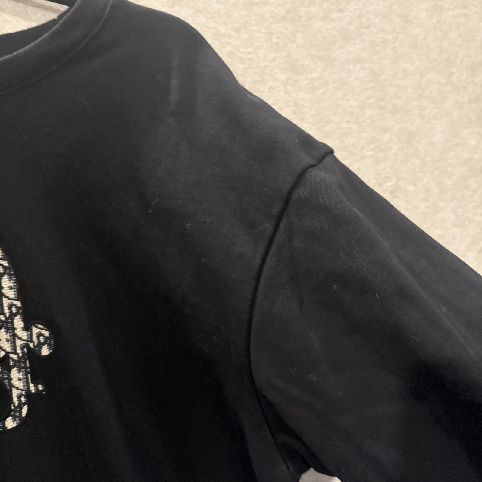Dior Monogram Logo Embossed Pullover Crewneck Swe… - image 7