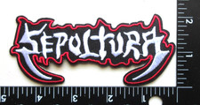   SEPULTURA HEAVY METAL BAND MUSIC BATTLE VEST JACKET EMBROIDERED IRON ON PATCH