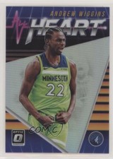 2018-19 Panini Donruss Optic All Heart Holo Prizm Andrew Wiggins #12 00eu