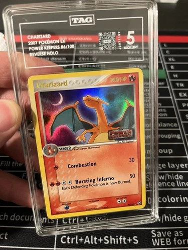 Pokémon TCG Charizard 6/108 EX Power Keepers 2007 Reverse Holo Rare