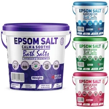Scented Bath Epsom Salts Foot Soak Natural Magnesium Sulphate Epsom Salt Bucket