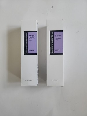 COSRX AHA/BHA Clarifying Treatment Toner 150ml , 2 BOTTLES, NIB