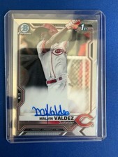 2021 Bowman Chrome Malvin Valdez #VPA-MV 1st Bowman Auto! 