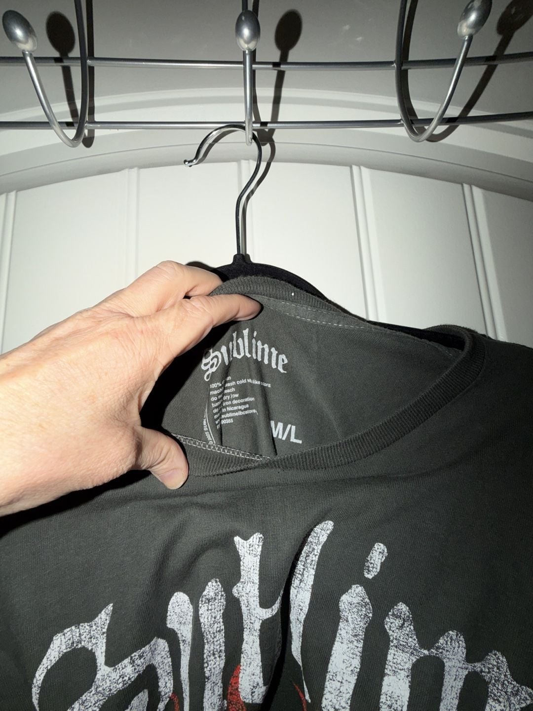 Sublime Flaming Heart Washed Oversized Graphic T-Shirt, photo 2