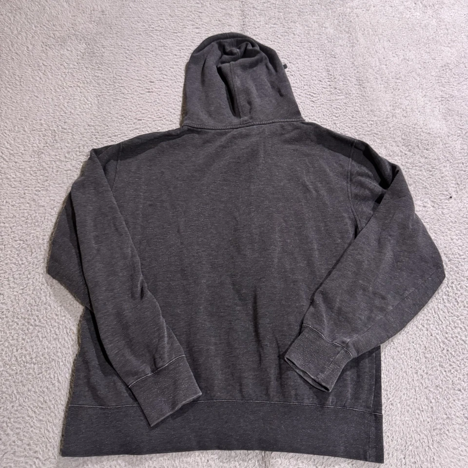 Chaqueta con Capucha Billabong De Colección Para Hombre Extra Grande Gris Logo Grunge Cremallera Completa Y2K Foto 2 de 4