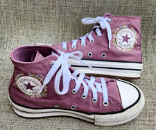 CONVERSE CHUCK TAYLOR ALL STAR, Lavender Floral Eva Lift, Limited Youth Girl's 2