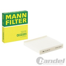 MANN INNENRAUMLUFT FILTER CU22011 für DACIA DUSTER LOGAN RENAULT CLIO DUSTER DCI