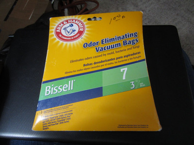 Partial Pack of 2 Arm & Hammer BISSELL #7 Odor Eliminating Vacuum Cleaner Bags