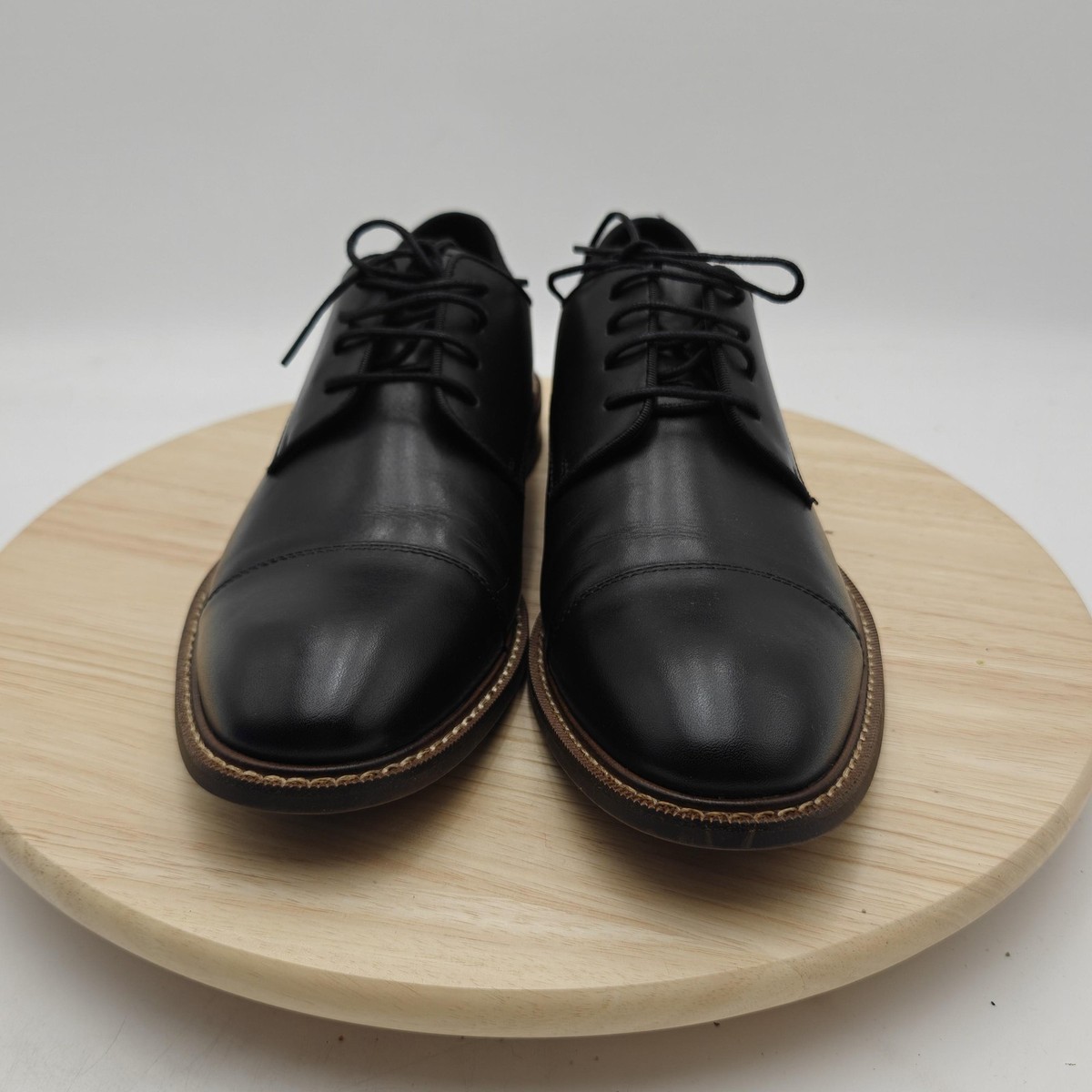 Vince Camuto VY-Lamson Derby Shoes Mens Size 9 Black Leather Dress Cap Toe New Vince Camuto Lamson Cap Toe Oxford Men main image 3