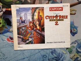 Disney's Chip 'N Dale Rescue Rangers 2 Nintendo NES autentico, ottimo carrello CIB