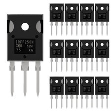 12Pcs IRFP250 IRFP250N Transistors MOSFET IRFP250NPBF N-Channel 30A 200V Powe...