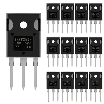 12Pcs IRFP250 IRFP250N Transistors MOSFET IRFP250NPBF N-Channel 30A 200V Powe...