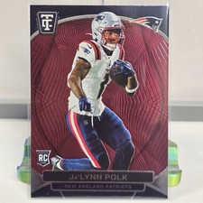 2024 Panini NFL Totally Certified #132 Ja'Lynn Polk PURPLE NEW ENGLAND RC 