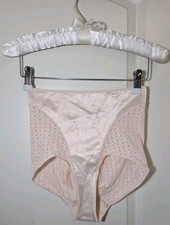 Vtg Lace Shiny Satin Panties High Waist 1980s Size 32 Body Lites for JCP Small