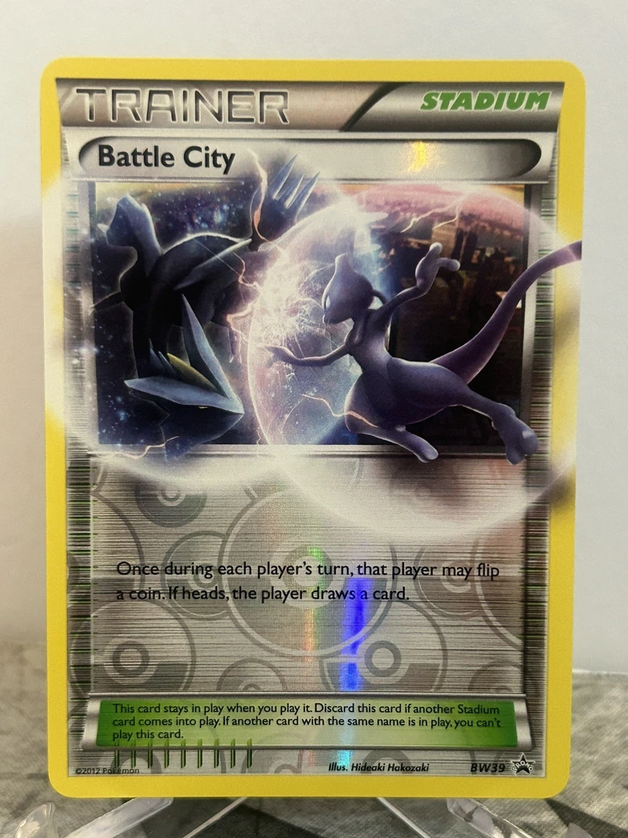 battle city pokemon card BW39 PTCGO Code Discard this card if another Stadium card comes into play Battle City BW39 Black &