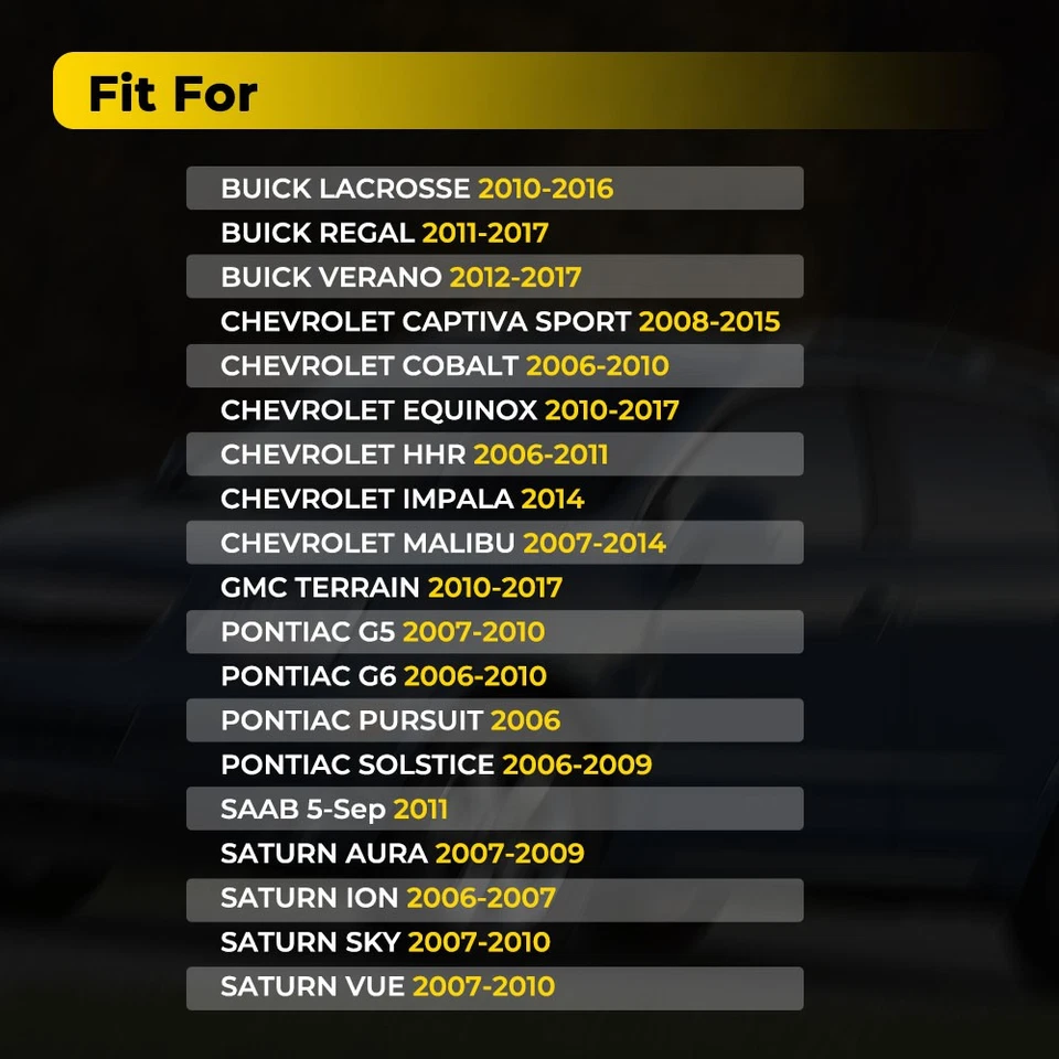 2x Árbol de levas + 1x Sensor de posición del cigüeñal para Chevy Equinox Buick GMC Pontiac Foto 2 de 4