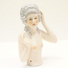Teepuppen Marquise Half Doll Pincushion Arms Away Franzosisch Stil Porzellan Bis