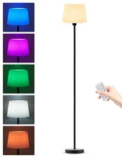 UMEXUS Cordless Rechargeable Floor Lamp for Bedroom, 57" Battery Operated Dim...