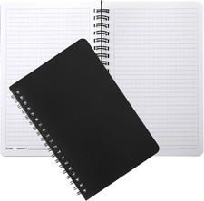 Jetec 2 Pcs Stone Paper Notebook Waterproof Notebooks 5 x 7 Inch Spiral Graph...