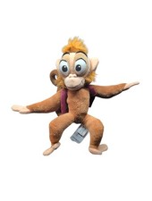 Disney Store Aladdin Abu Plush Bean Bag Toy Monkey Stuffed Animal 12"