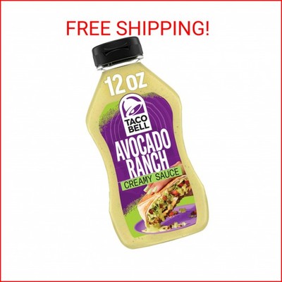 Taco Bell Creamy Avocado Ranch Sauce, 12 ounce