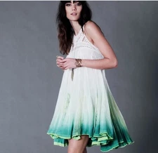 Free People FP One Sweet Upon the Seat Amy Dip Dye Dress Size XS Mini