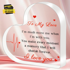 Valentines Day Gifts for Her, Him, Gifts for Girlfriend, Boyfriend - Engraved Ac