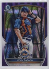 2023 Bowman Chrome Prospects Purple RayWave Refractor /250 Kevin Parada 9hx