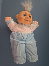 Vintage 10 Russ Troll Kidz Soft Body Doll Baby Boy Goo Goo in Pjs Mohawk