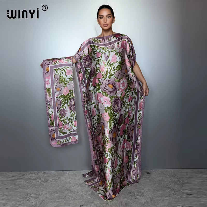 Muslim african fashion dress for woman abaya dubai luxury kaftan evening dress e