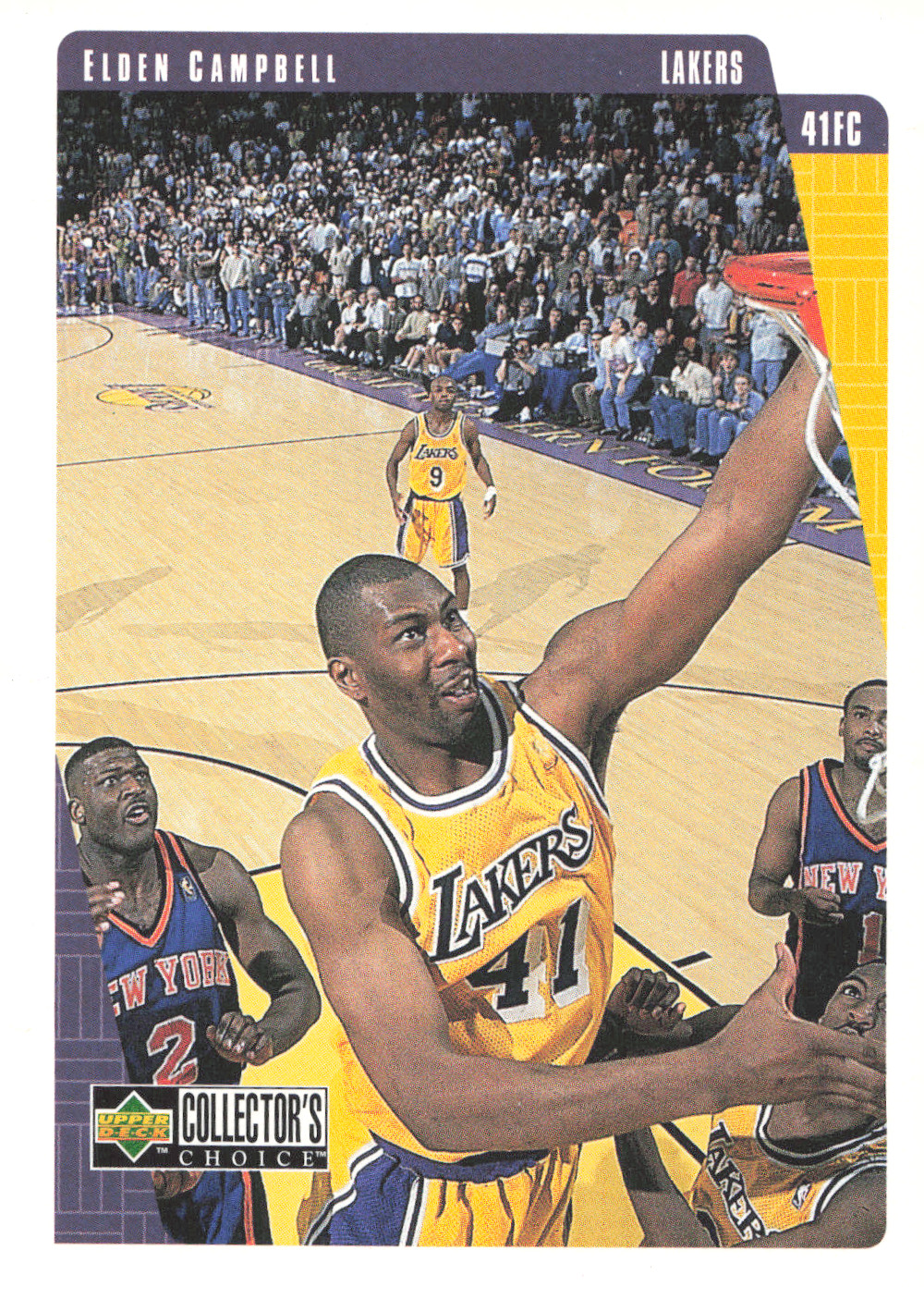 1997-98 Upper Deck Collector's Choice - Elden Campbell #65 Lakers