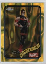 2025 Topps Chrome Marvel Comics Yellow Lava Refractor Wonder Man #100 1nf5