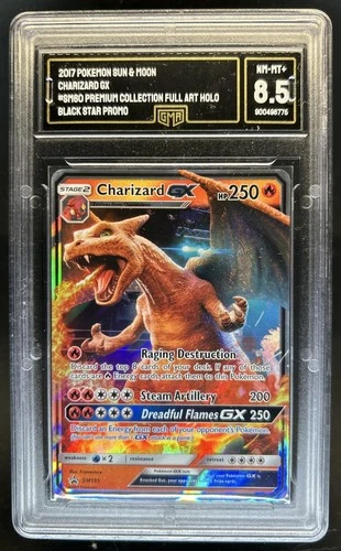 2016-19 Pokemon SM Black Star Promos Charizard #SM195 GMA 8.5