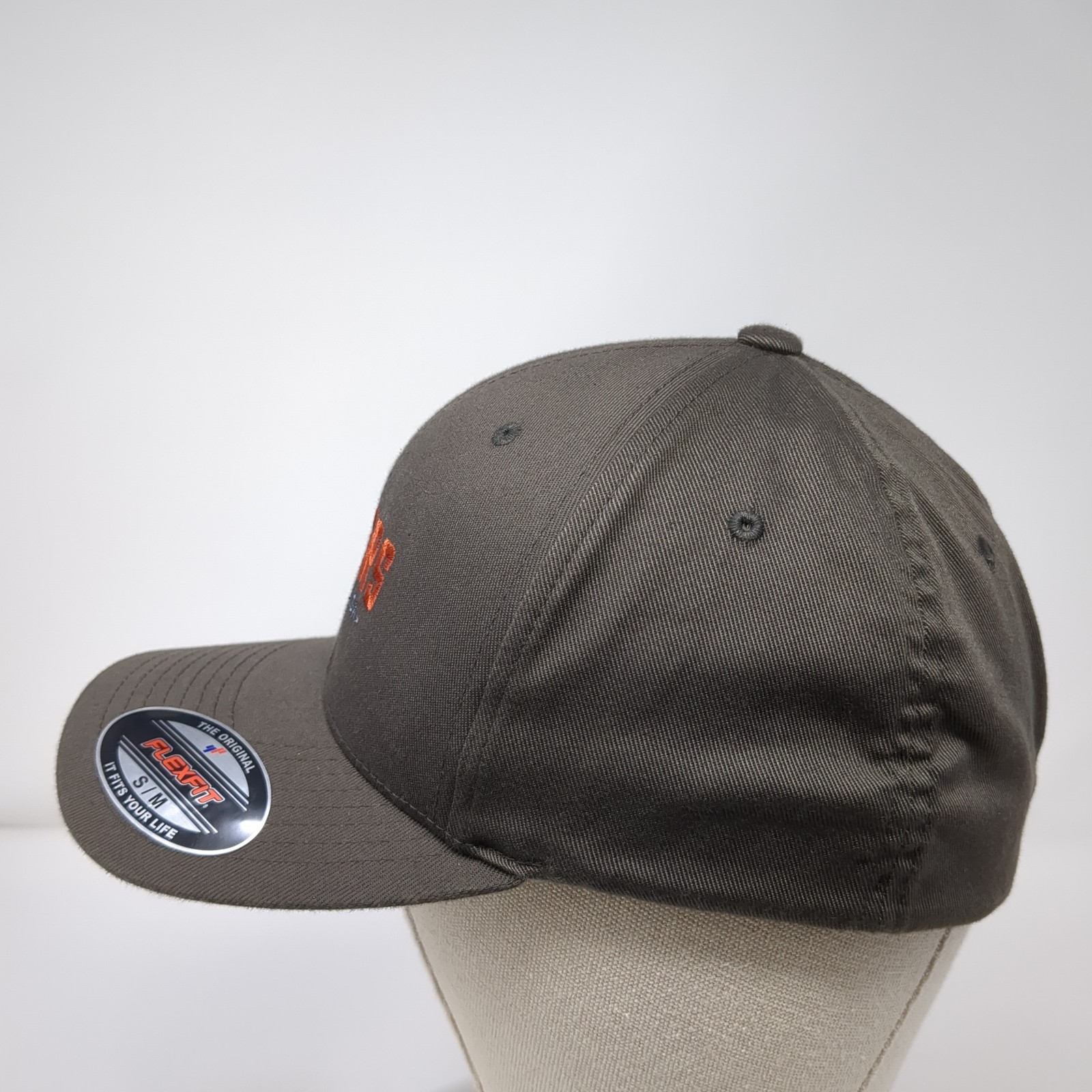 Cedars Construction Fitted Hat Brown Medium Embro… - image 3