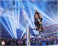 Drew McIntyre WWE Autographed 16" x 20" Standing On The Ropes Photograph