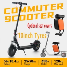 LOT 350W Terrain E-Scooter: Dual Shocks +  Seat, 10.4ah for Unstoppable Journeys