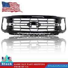 Fits For 2024-2025 Ford F-150 Xlt Front Bumper Grille Upper Grill Gloss Black Us