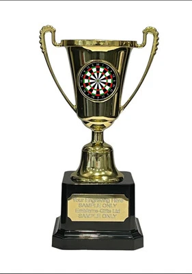EMBLEMS GIFTS LTD Dart Award Plastic Moment Trophy (M18) Gravur gratis