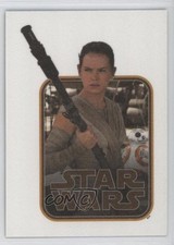 2015 Topps Star Wars: Journey to The Force Awakens Cloth Stickers Rey CS-2 g7i