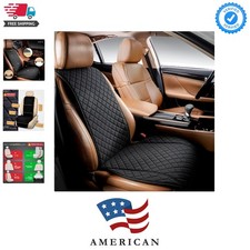 Faux Linen Front Car Seat Cover Seat Protector 1 Unit Black Non-slip Buc... Faux Linen Front Car Seat Cover Seat Protector 1 Unit Black Non-slip Buc...