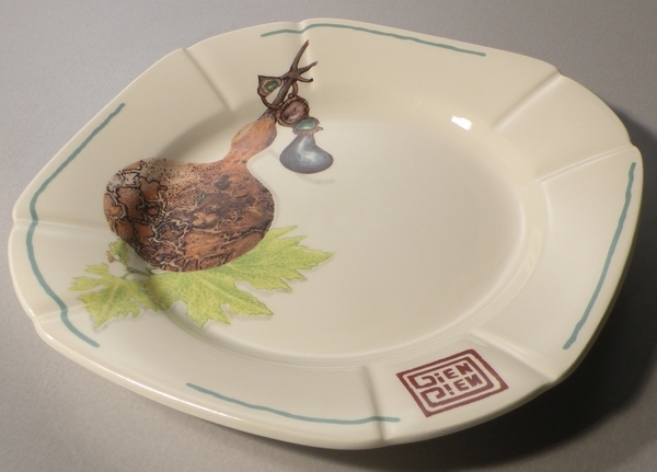 NEW  Dessert Plate nr.4 Gri-Gri  From  GIEN NEW