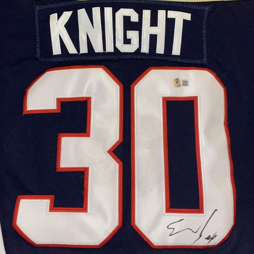 SPENCER KNIGHT FLORIDA PANTHERS SIGNED / AUTOGRAPHED JERSEY BECKETT COA