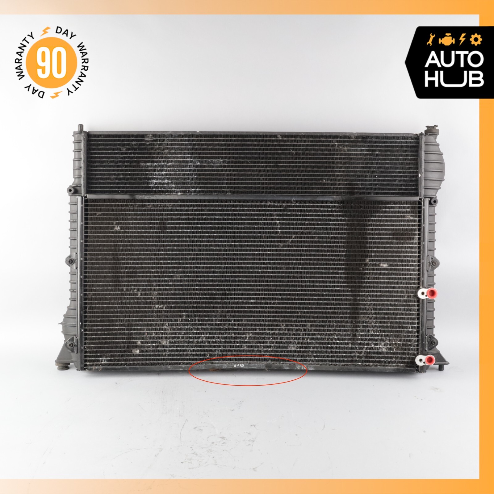 08-14 Bentley Continental GTC Speed Engine Cooling Radiator AC A/C Condenser OEM